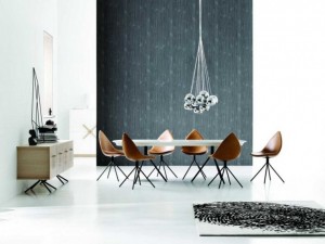 Modern Dining Table and Chairs Furniture Set by karim-rashid