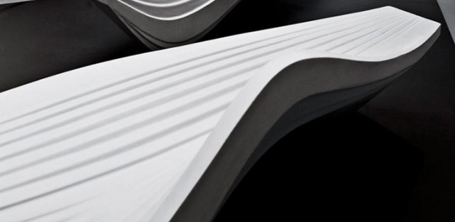 "Serac Bench de Zaha Hadid"