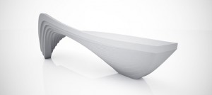 "Serac Bench de Zaha Hadid"