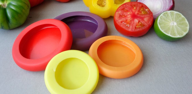 Criativa tampa de silicone ajuda a preservar sobras de alimentos