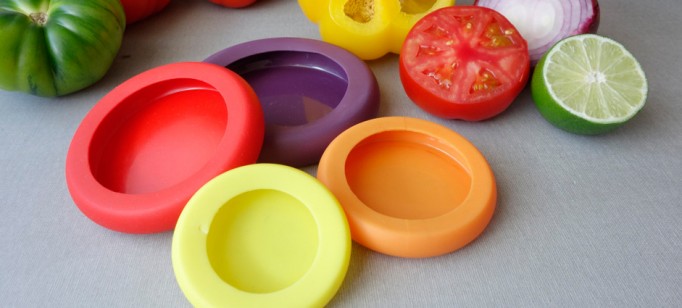 Criativa tampa de silicone ajuda a preservar sobras de alimentos